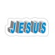 JESUS - klistremerke - 2,5x6,5 cm